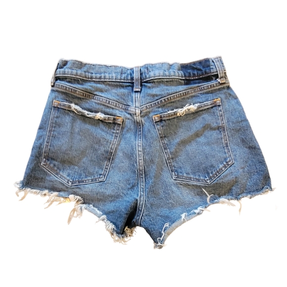 Abercrombie & Fitch The Mom Short High Rise Button Fly Jean Shorts | Size 29 - Picture 2 of 7